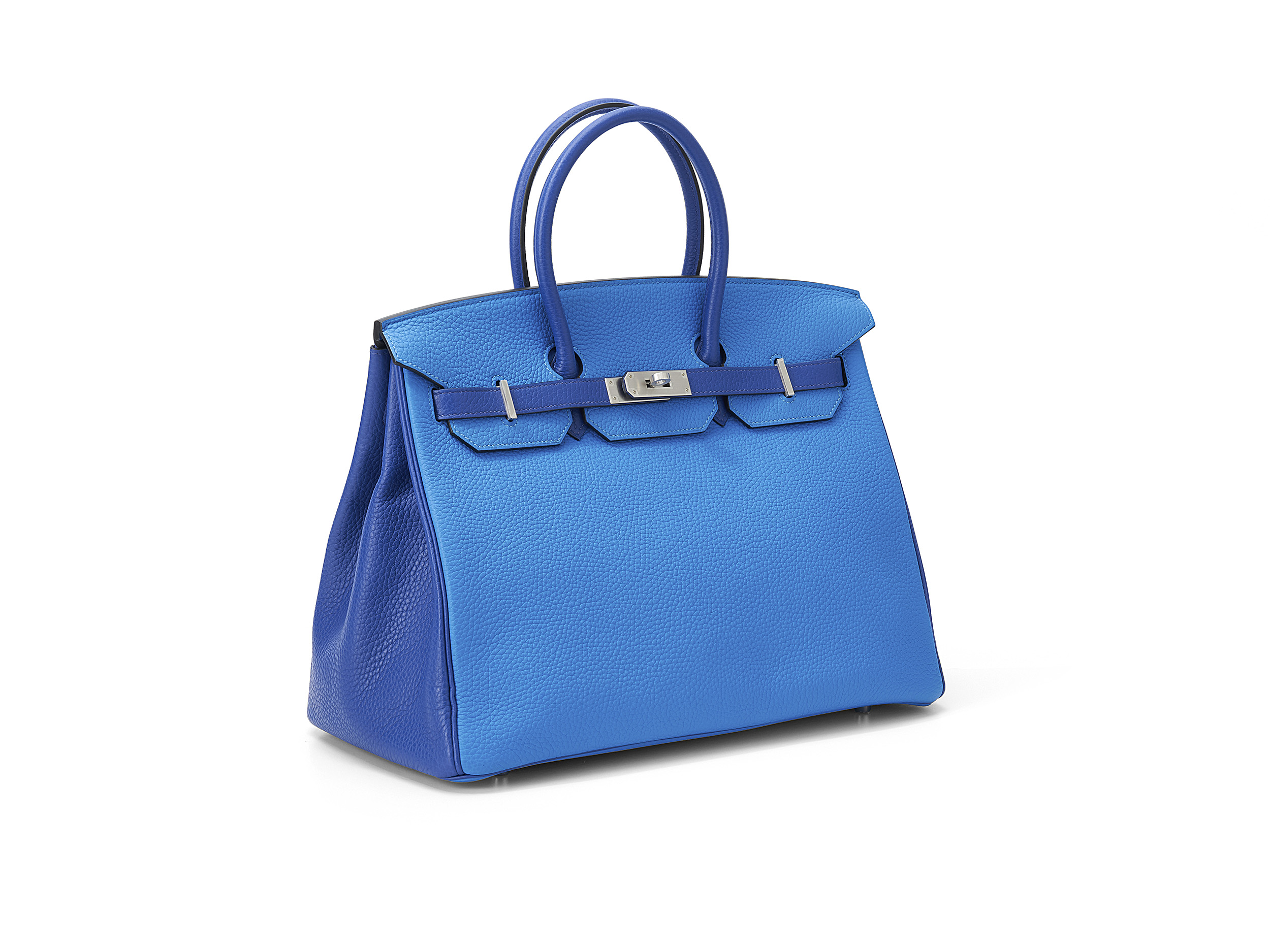 Birkin 35 Bleu Electric Zelige HSS Togo 