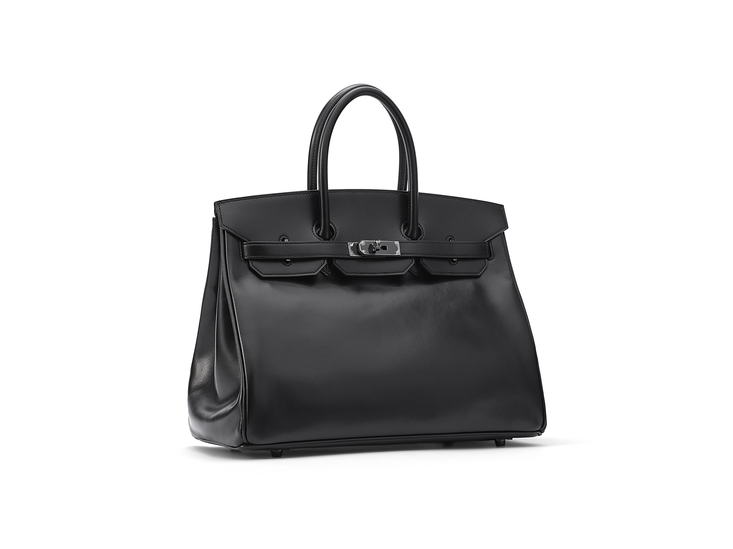 Birkin 35 So Black Boxcalf