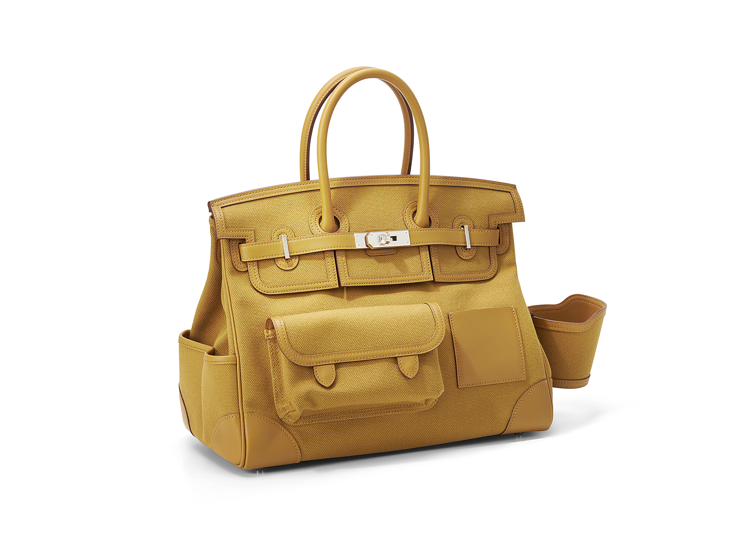 Birkin 35 Cargo Sesame Canvas Swift